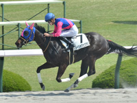 阪神1R　未勝利（牝）　メイショウヒヅクリ